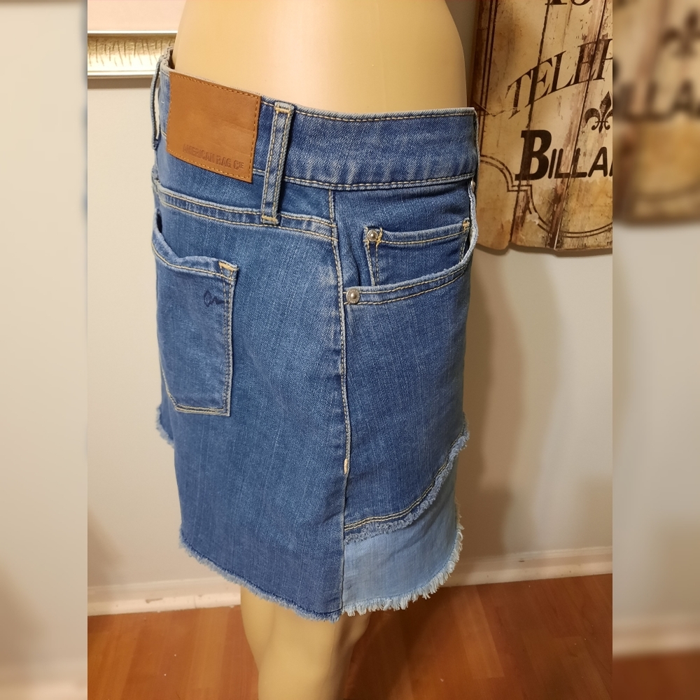 Junior's American Rag patchwork skirt - Picture 3 of 13